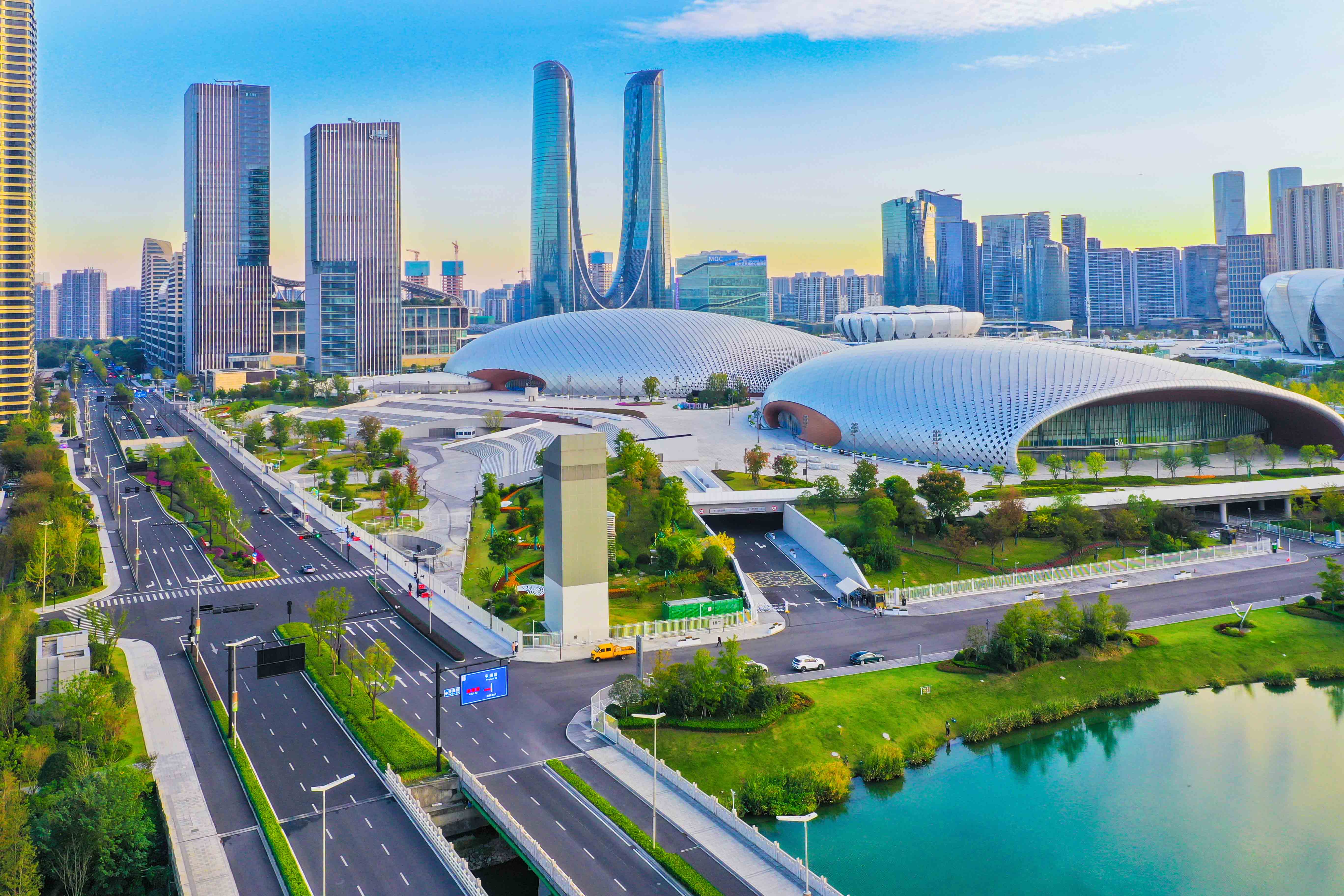 亞運(yùn)工程巡禮（1）——錢江世紀(jì)城亞運(yùn)重點(diǎn)展示區(qū)及核心場(chǎng)館區(qū)